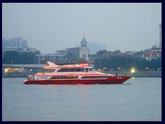 Colourful ship of Pearl River 